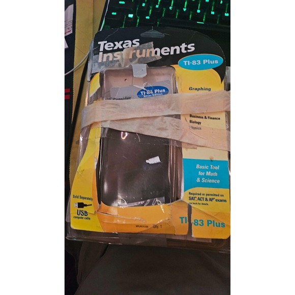 Texas Instruments Ti-83 Plus Graphing Calculator Sealed DAMAGED PACKAGING - Picture 2 of 3